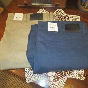 Bundle of NWT Men's ENGLISH LAUNDRY Jeans Pants  Blue Dot & Birch Dot Sz 40x30